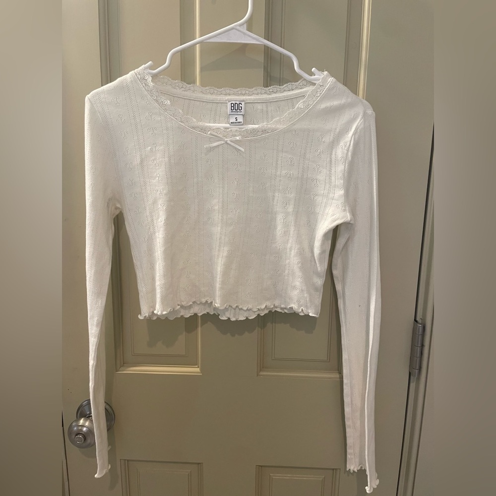 BDG cropped baby doll style top